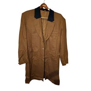 Pioneer Wear Women's Coat Vintage Original West Classics Cashmere Ranch Brown XL